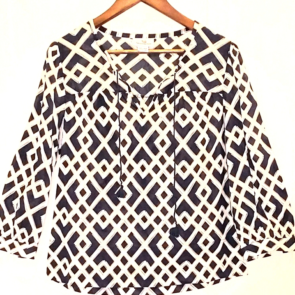 Vineyard Vines Navy and White Tunic - small
